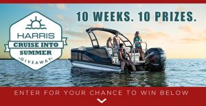 Harris Cruise into Summer Giveaway 10 weeks. 10 Prizes.